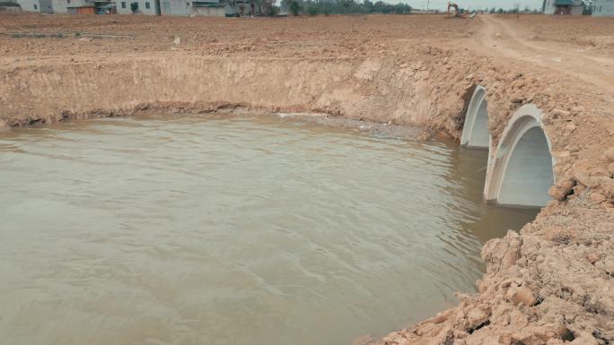 乡村振兴农村基本农田灌溉水渠修整