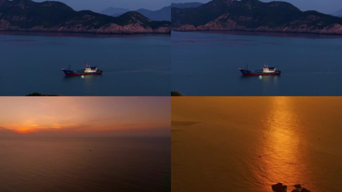 日出时刻的海平面  黄金时刻 电影感空镜