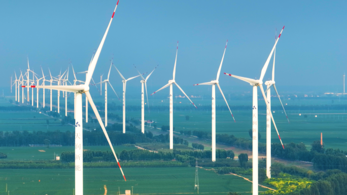 农村风力发电风力发电风车农村电力新能源