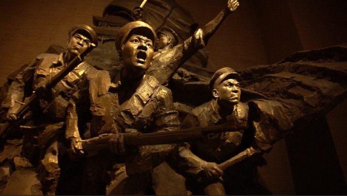 抗日英雄 革命烈士纪念馆 革命英雄雕塑