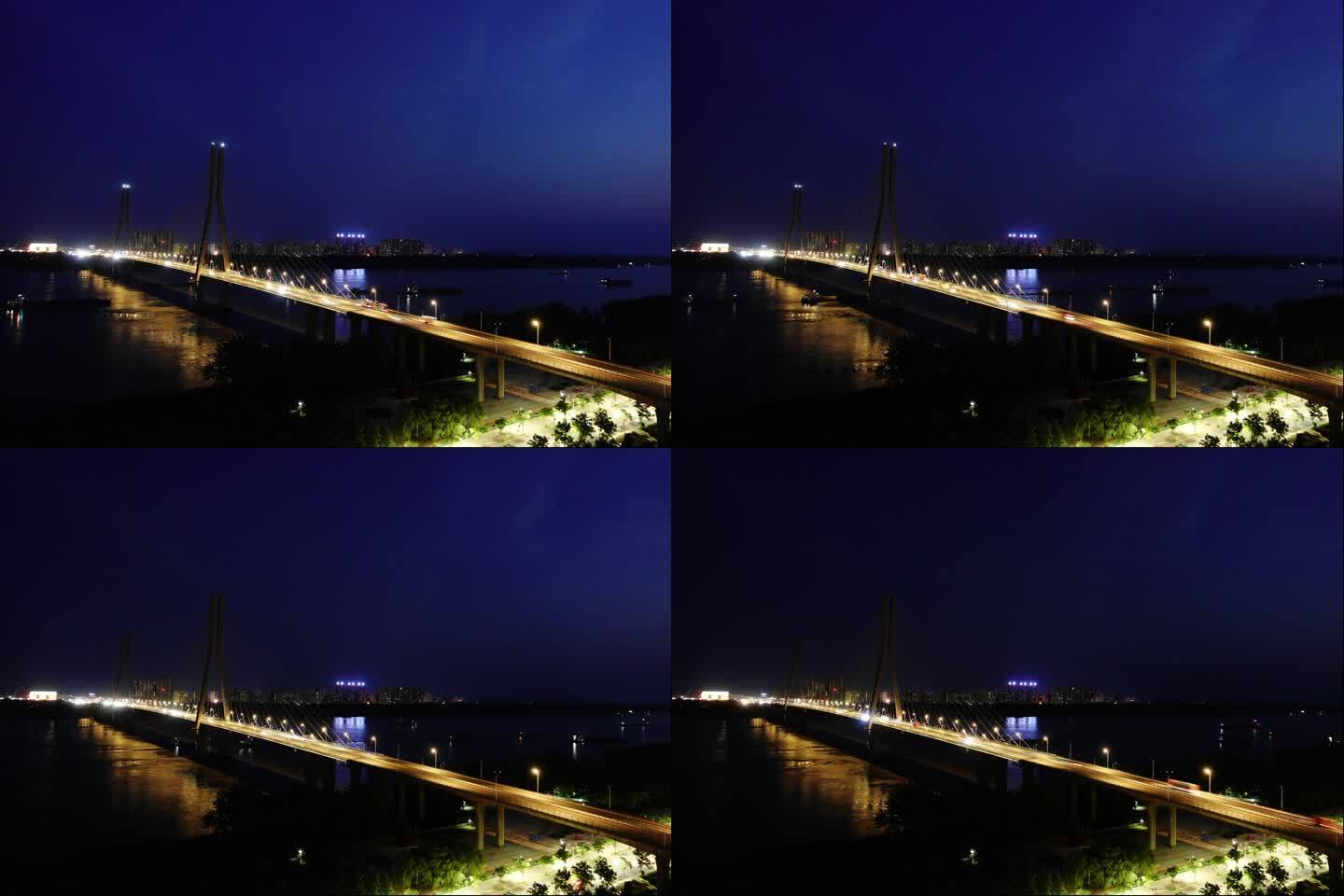 大桥夜景延时