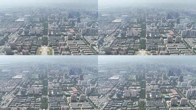 河南洛阳城市大景地标建筑城市空镜航拍