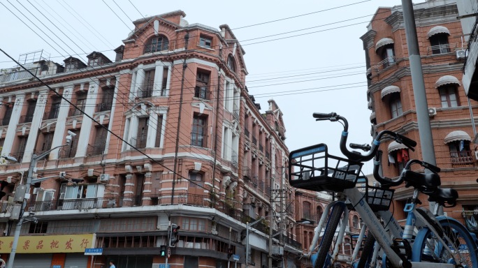 滇池路四川北路老建筑街景