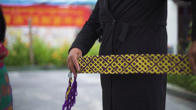 编织物品 手部 麻绳编织 藏族工艺品