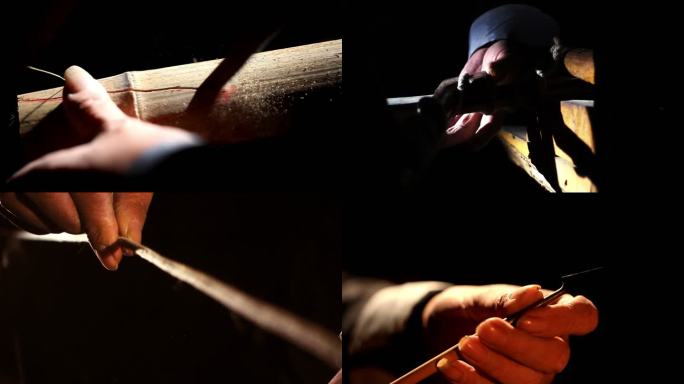 匠人传承非物质文化遗产—弓箭制作