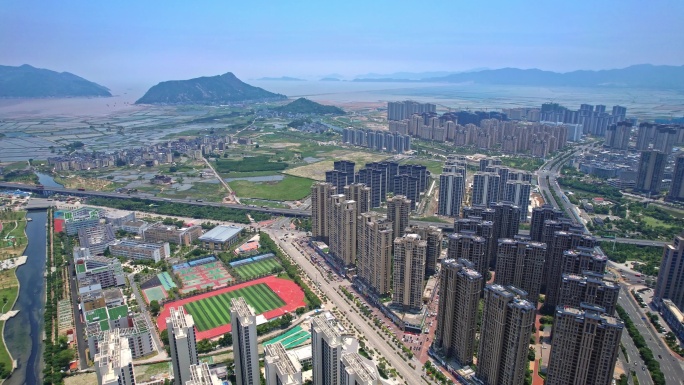 最新航拍 霞浦县城市大景