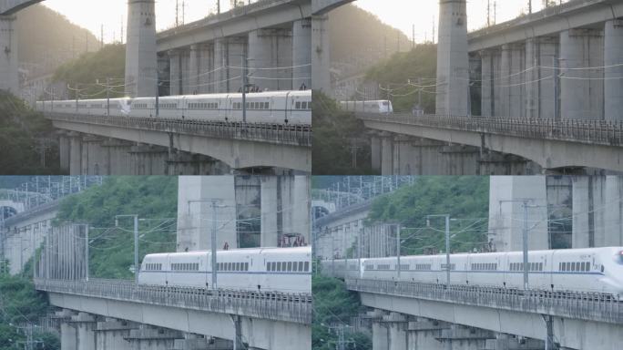 高铁中国速度和谐号复兴号