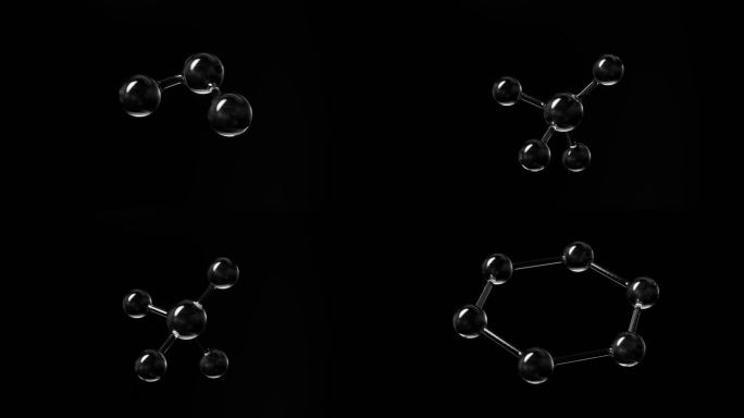 三种分子式 分子结构 （透明通道）