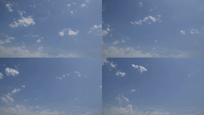 蓝蓝的天空淡淡的云白云飘飘云朵