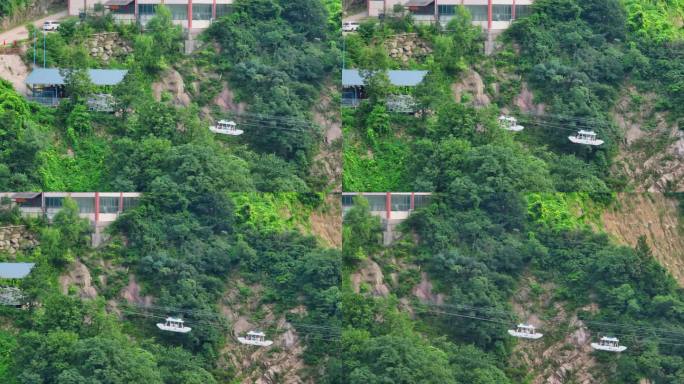 伏牛山天龙池景区空中飞船