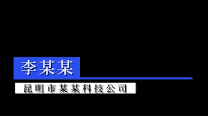 公司字幕条介绍