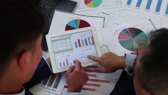 企业年报财务数据统计和数字营销