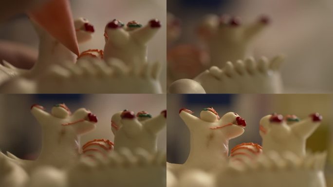 甜品 蛋糕  制作花馍