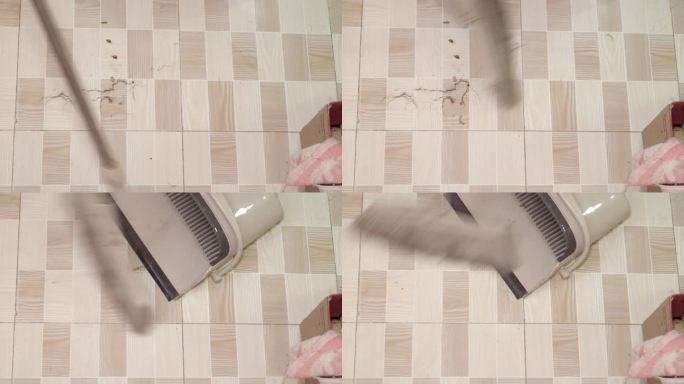 扫地笤帚簸箕打扫卫生 (3)