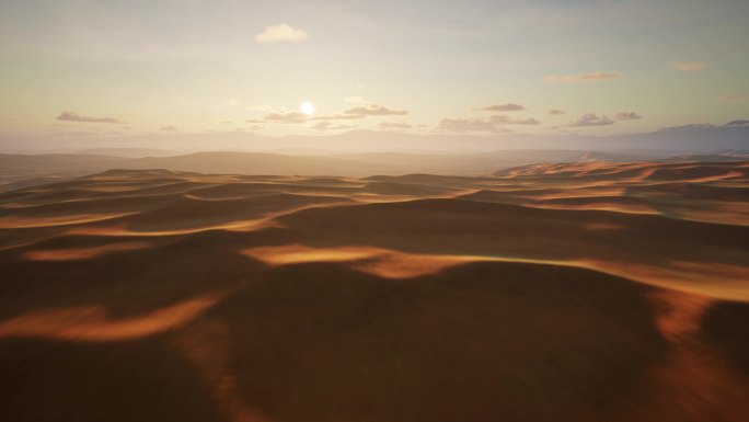 沙漠日落 沙漠探险 荒漠日落 太阳日落