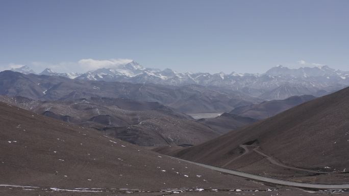 航拍西藏珠峰 108拐