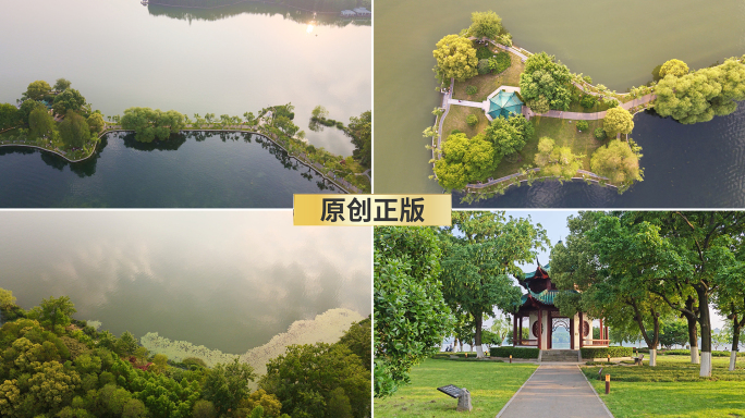 武汉东湖宁静自然风光