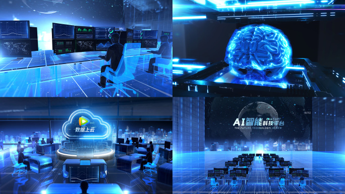 原创4K科技AI智能平台分类展示