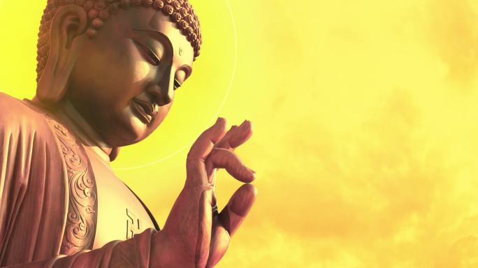 佛像佛教背景素材