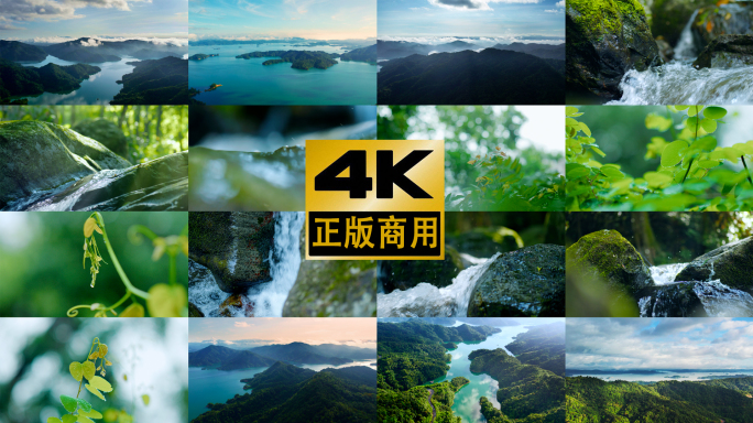 原创4k山河壮丽山川河流森林云雾自然风景