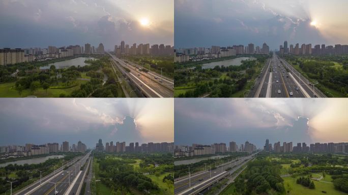 安阳东区雨天延时