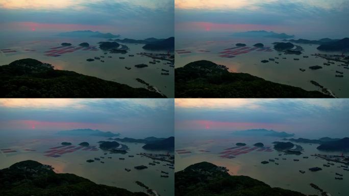 霞浦花竹 海上日出