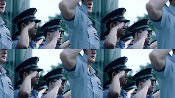 【4K】唯美公安民警蒋经理