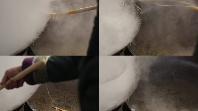 红薯粉 制作粉条 制作皮渣