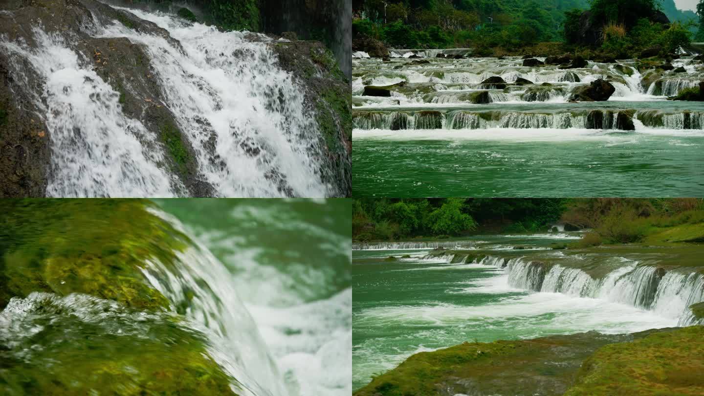 山水瀑布溪流河流大自然风景