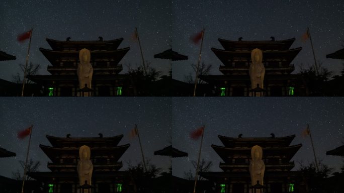 大洪山观音星空延时