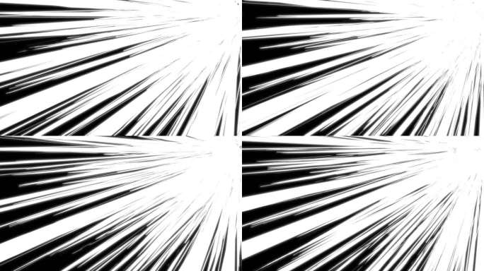 动漫漫画速度线-黑色线条带通道14