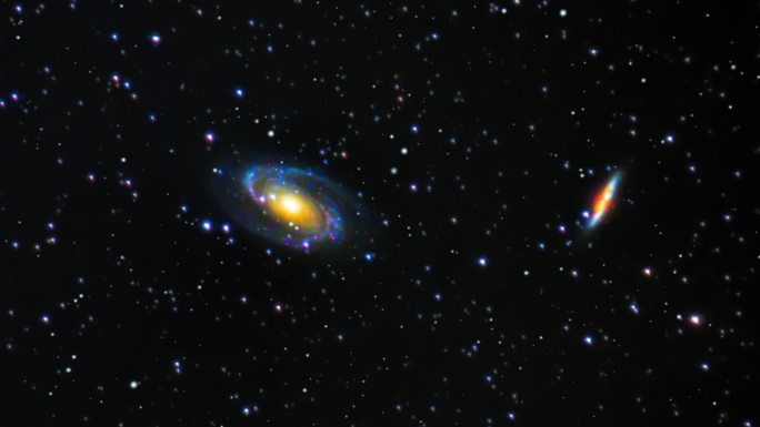 M81、M82星系延时