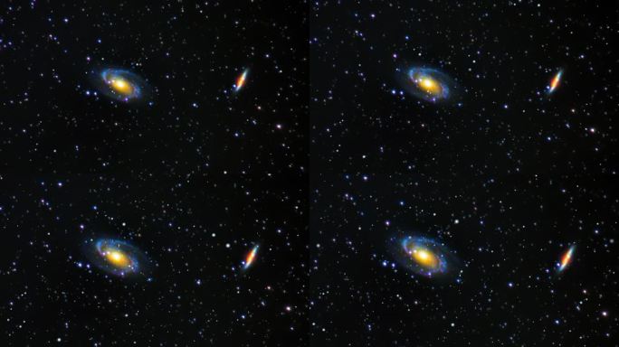 M81、M82星系延时