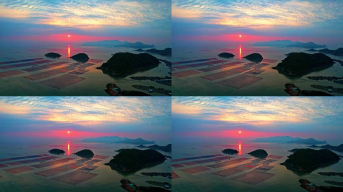 霞浦花竹 海上日出