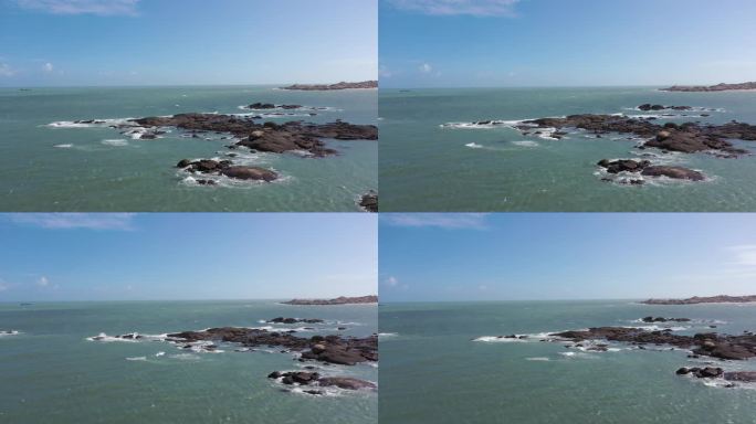 4K航拍晋江海岸线