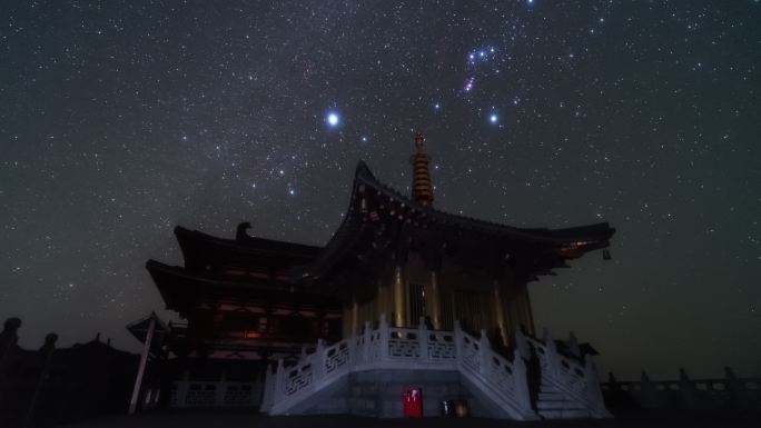 大洪山星空猎户座延时