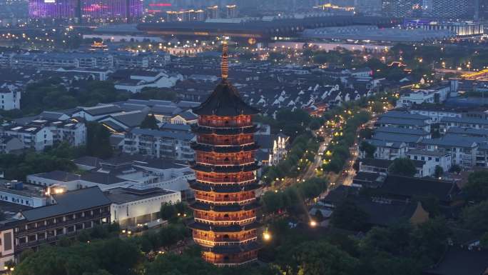 御三pro各焦段北寺塔夜景