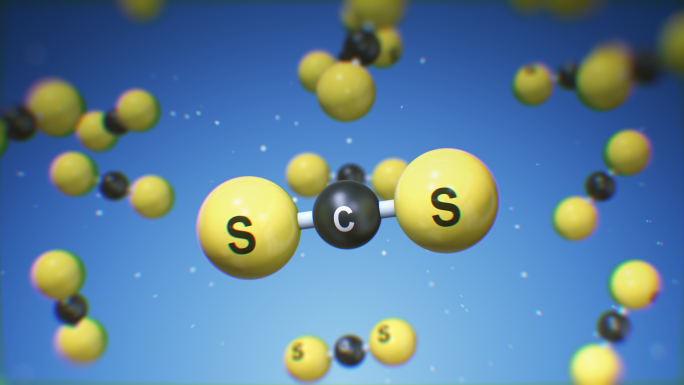 二硫化碳分子动画（四）