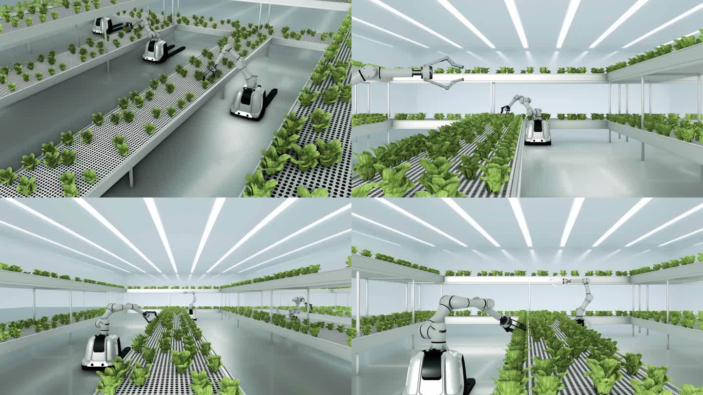新型绿色智能智慧农业种植科学培育人工智能