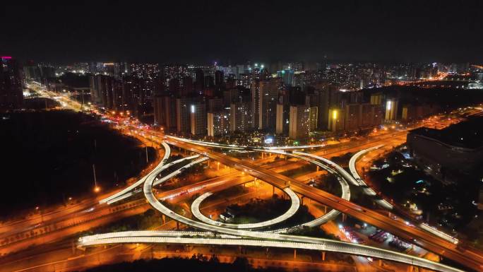 五象新区夜景 平玉立交夜景