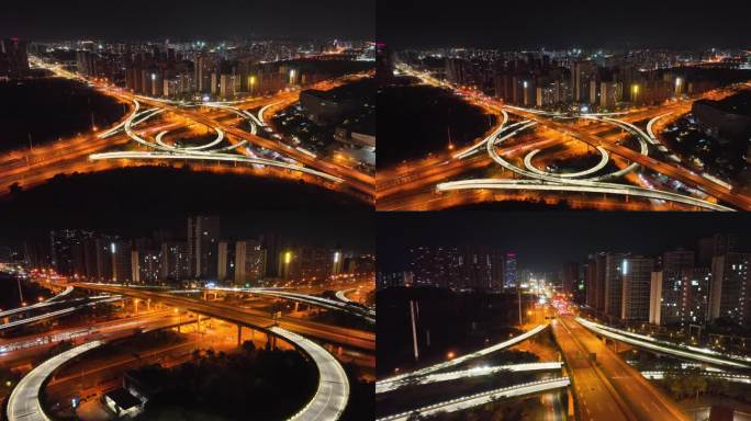 五象新区夜景 平玉立交夜景