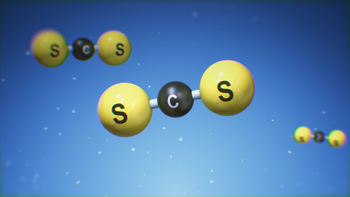 二硫化碳分子动画（二）