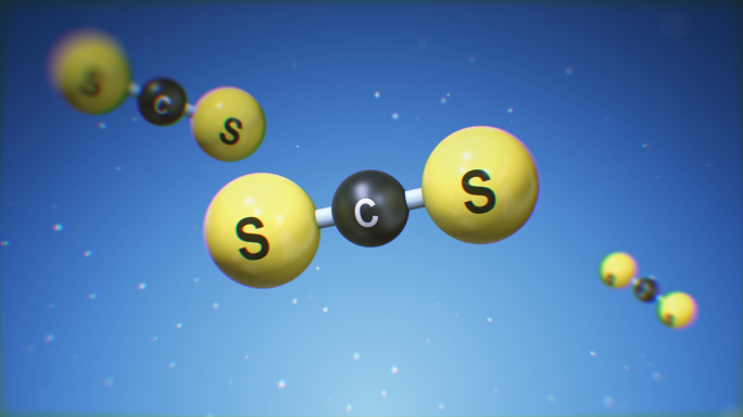 二硫化碳分子动画（二）