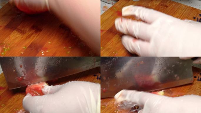 做饭处理西红柿 (4)