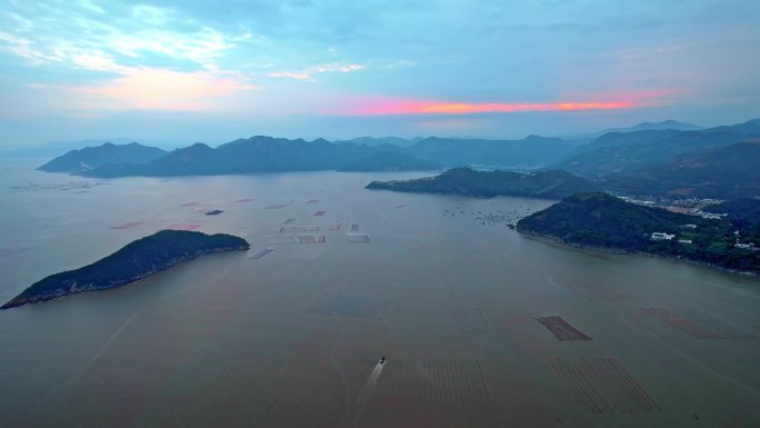 海上晚霞 霞浦三沙镇东壁村