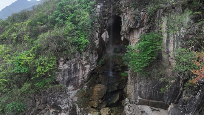 航拍天星桥景区