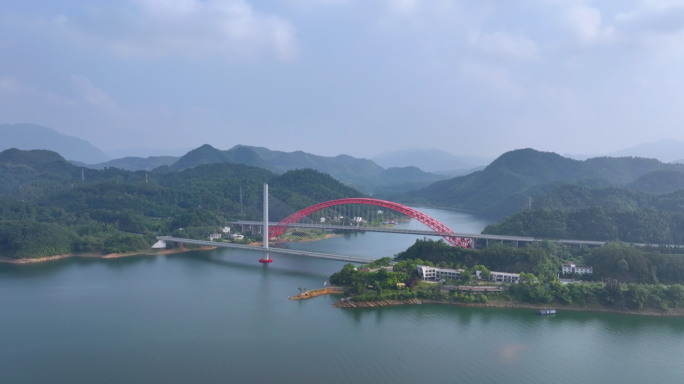 安徽黄山太平湖湿地公园桥