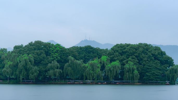 云雾西湖延时合集