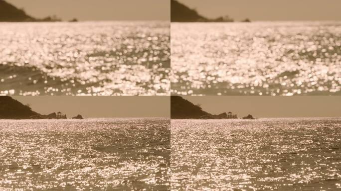 波光粼 的海面湖面 浮光跃金4K超高清