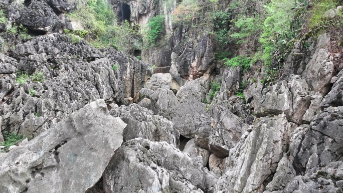 航拍天星桥景区